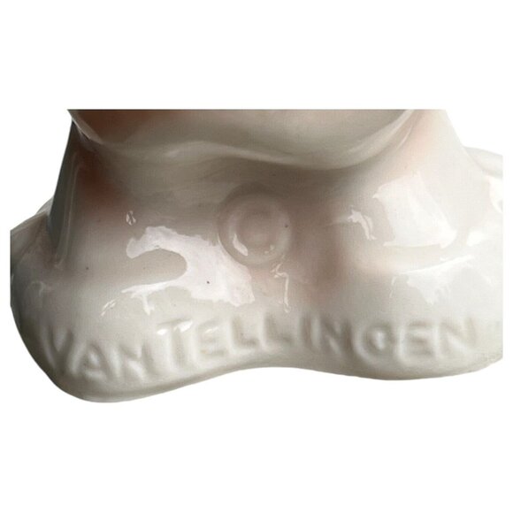 Vintage VanTellingen Girl and Gray Lamb Hugger Salt & Pepper Shaker Set Huggable - Picture 8 of 12